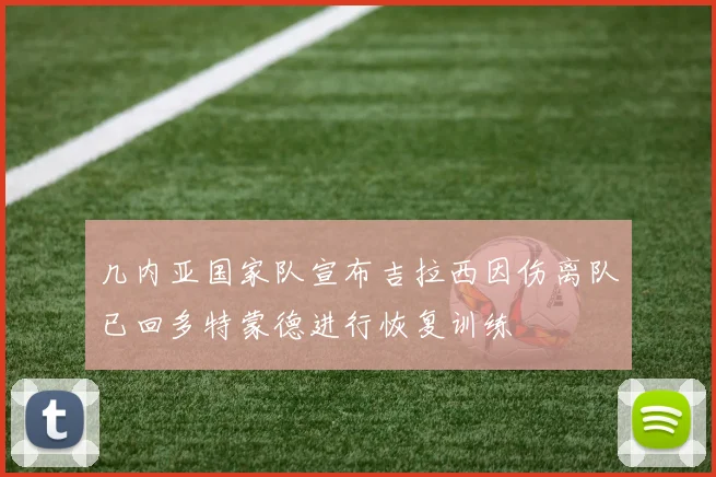 几内亚国家队宣布吉拉西因伤离队已回多特蒙德进行恢复训练